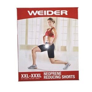 NEW Weider Neoprene Reducing Shorts Size XXL To XXXL Sweat Lose Weight Loss